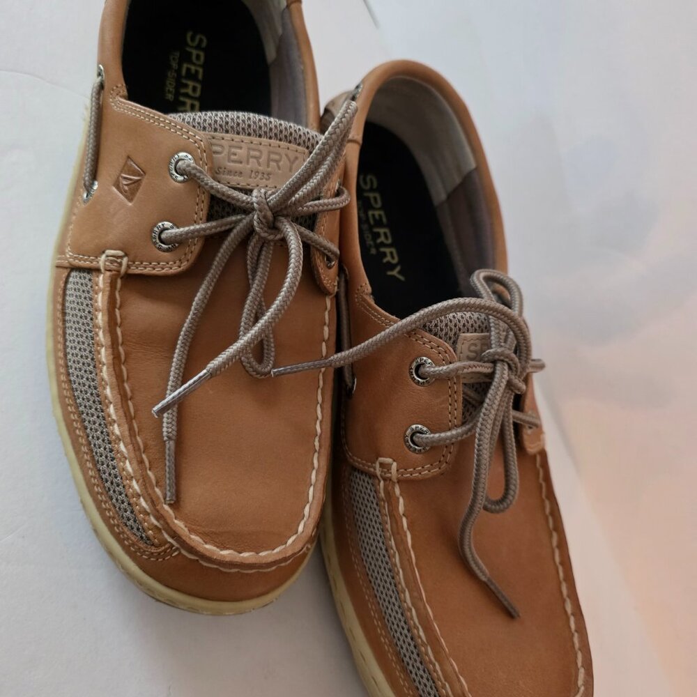 Sperry Top Sider Authentic 2 Tone Boat Shoes, Men's Size 10.5 - Picture 6 of 8
